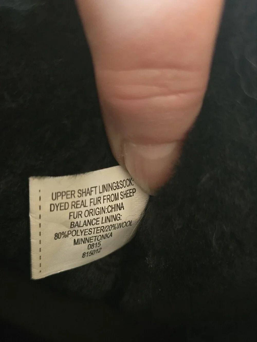 Minnetonka Black Plush-Lined Tall Winter Boots